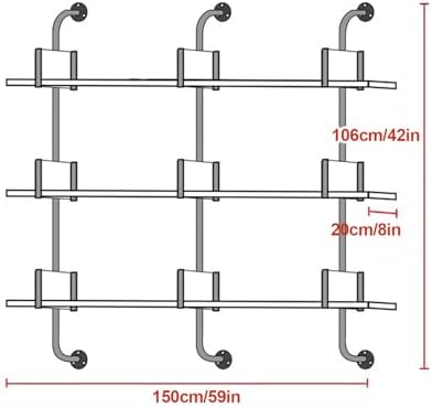 📦 Wall-Mounted Floating Shelf 🏠 | Large Storage Organizer Unit ✨ | Space-Saving Display Rack ⚡