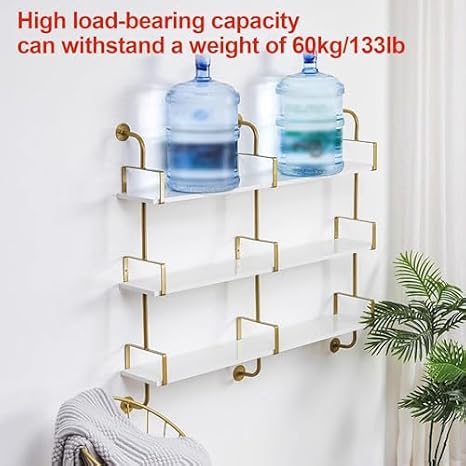 📦 Wall-Mounted Floating Shelf 🏠 | Large Storage Organizer Unit ✨ | Space-Saving Display Rack ⚡