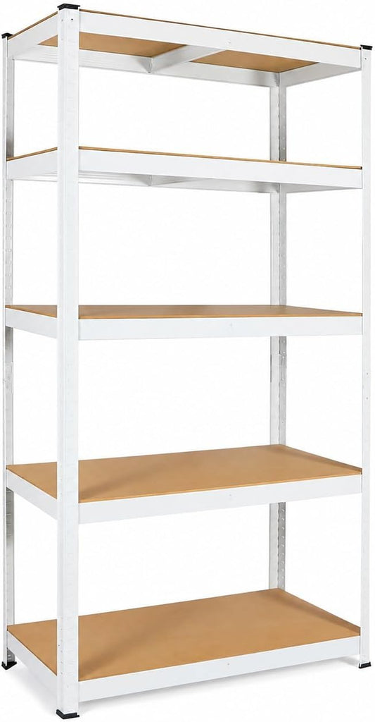 🗄️ 5-Tier Metal Storage Rack ⚡ | Heavy-Duty Organizer Shelf 🏠 | Space Saver Stand 📦