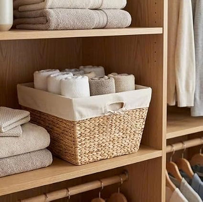 🧺 Handwoven Storage Basket 🏠 | Decorative Organizer Bin ✨ | Rustic Home Storage 📦