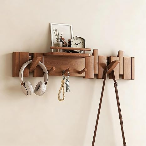 📦 Floating Wall Storage Shelf 🏠 | Entryway Organizer Rack ✨ | Modern Space Saver Cabinet ⚡