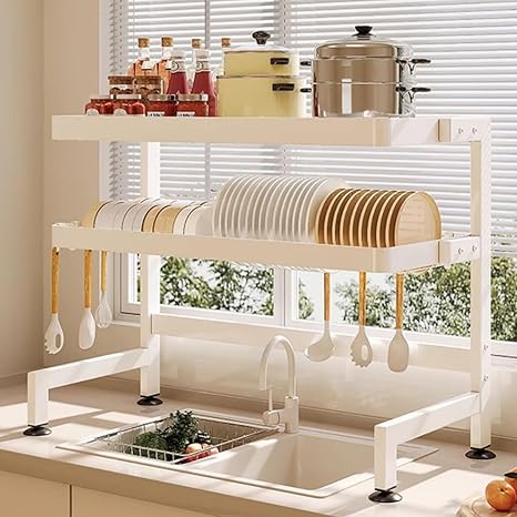 🍽️ Kitchen Dish Drainer Rack 🧼 | Countertop Drying Organizer ✨ | Space-Saving Sink Storage 🏠