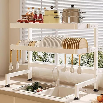 🍽️ Kitchen Dish Drainer Rack 🧼 | Countertop Drying Organizer ✨ | Space-Saving Sink Storage 🏠