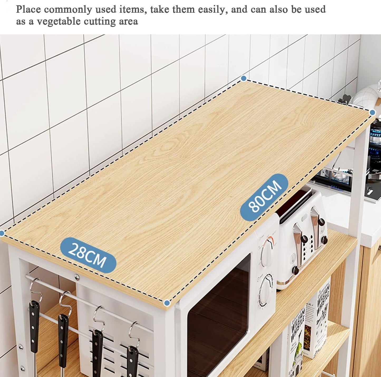 🍳 Kitchen Storage Rack 🏠 | Microwave Stand Organizer ✨ | Multi-Layer Utility Shelf 📦