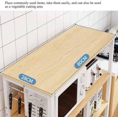 🍳 Kitchen Storage Rack 🏠 | Microwave Stand Organizer ✨ | Multi-Layer Utility Shelf 📦
