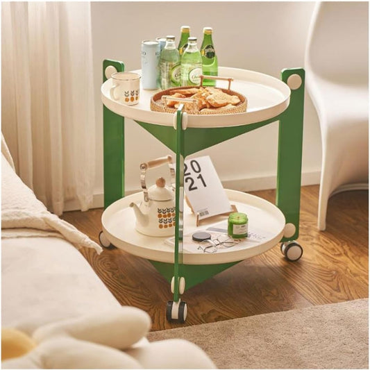🛒 Rolling Utility Storage Cart 🏠 | Removable Organizer Rack ✨ | Mobile Space Saver Shelf ⚡