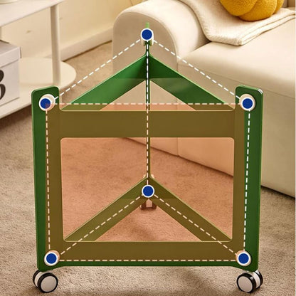 🛒 Rolling Utility Storage Cart 🏠 | Removable Organizer Rack ✨ | Mobile Space Saver Shelf ⚡